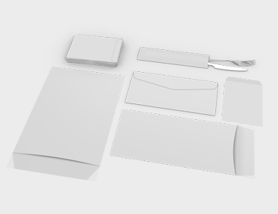 Envelope Carta SEM IMPRESSÃO Sulfite 120g Sem Verniz 23x11,3cm - Sem Impressão - 2000 unid