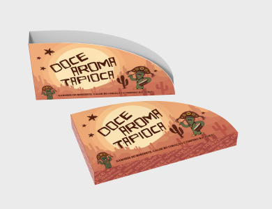 Embalagem Tapioca Supremo 300g sem Película Antigordura 15x2x8cm - 4x0 - 1000 unid