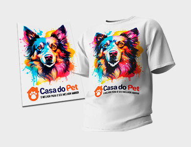 Etiqueta Termocolante Logotipos DTF Têxtil 5x1cm - 4x0 - 55 unid