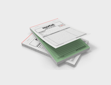 Bloco/Talão Numerado Autocopiativo com 2 vias 15x21cm - 1x0 - 10 unid